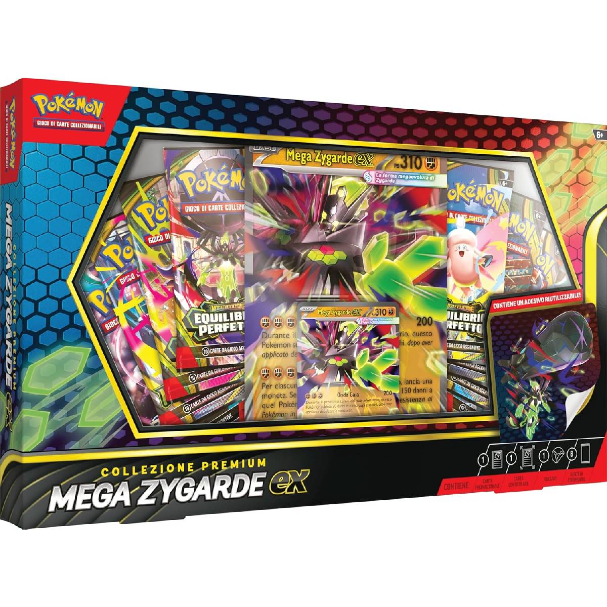 Pokémon Megaevoluzione - Equilibrio Perfetto - Collezione Premium Mega Zygarde EX ITA Damage