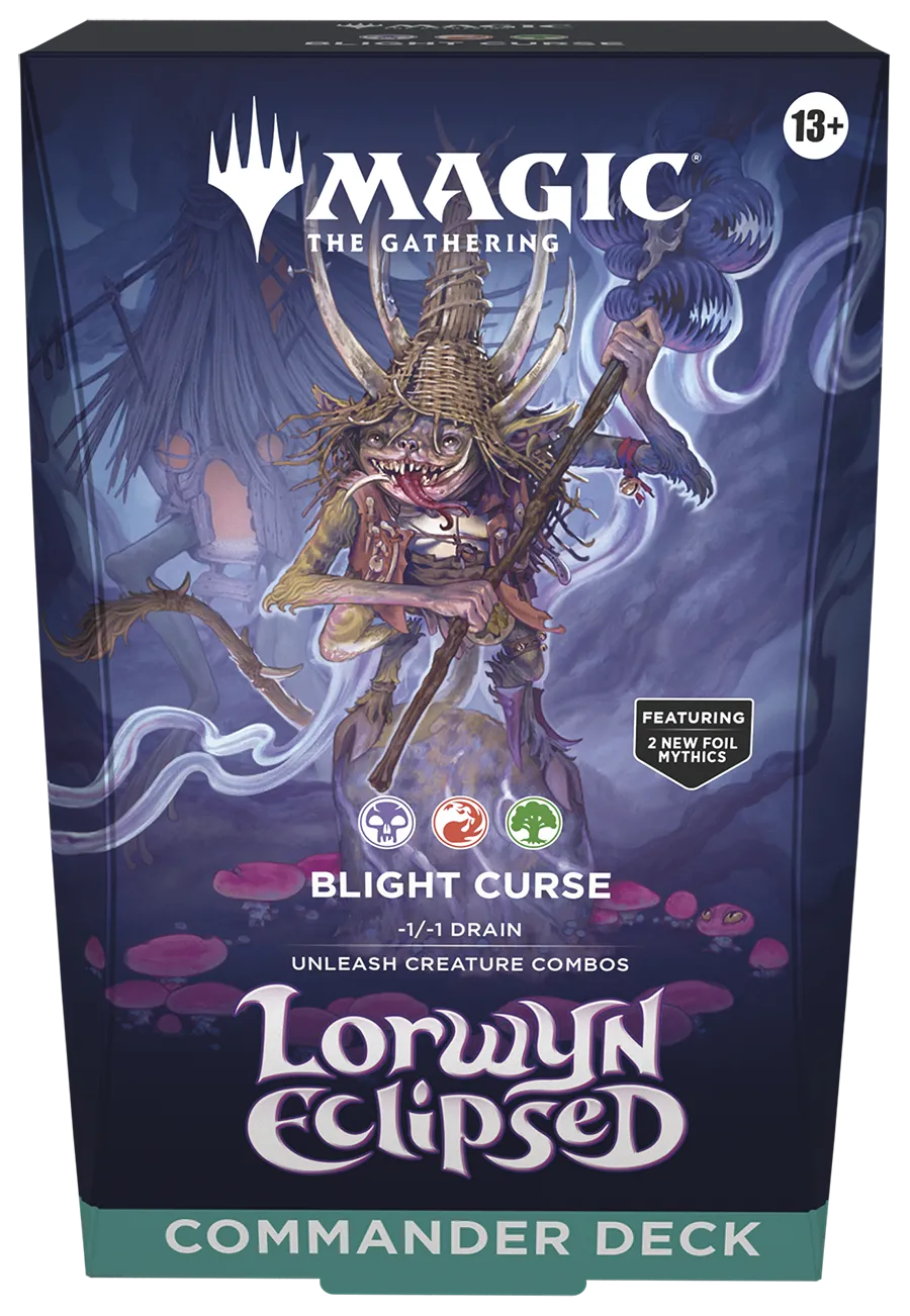 Magic the Gathering - Lorwyn Eclipsed - Commander Deck Blight Curse ENG
