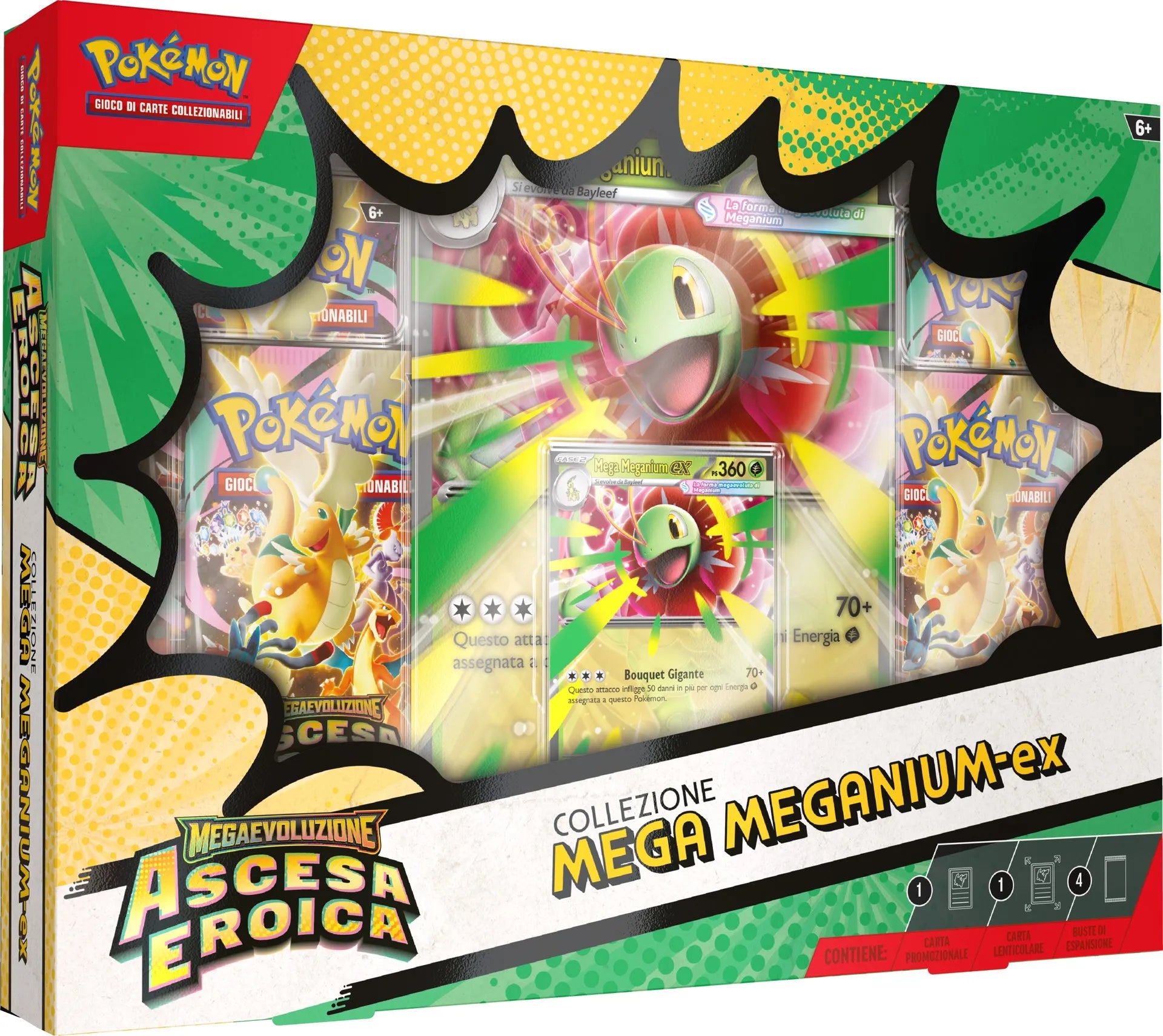 Pokémon TCG Ascesa Eroica - Collezione Mega Meganium EX ITA