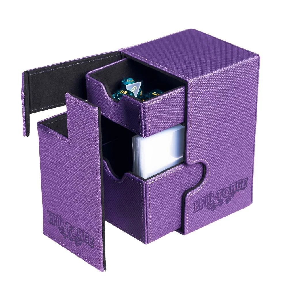 Epic Forge Double Deck Box 100 cards And Dice storage